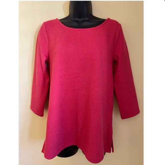 Ann Taylor Fuchsia Tunic top New - Picture 2 of 3